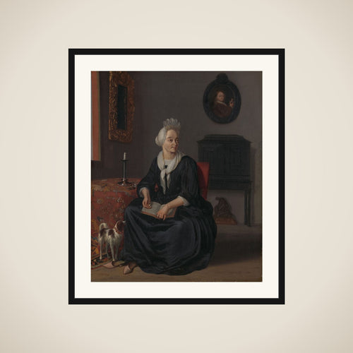 Anna de Hooghe (1645-1717). The Painter's fourth Wife framed