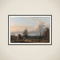 Dutch Ships in the Roads of Texel; in the middle the 'Gouden Leeuw',  the Flagship of Cornelis Tromp framed
