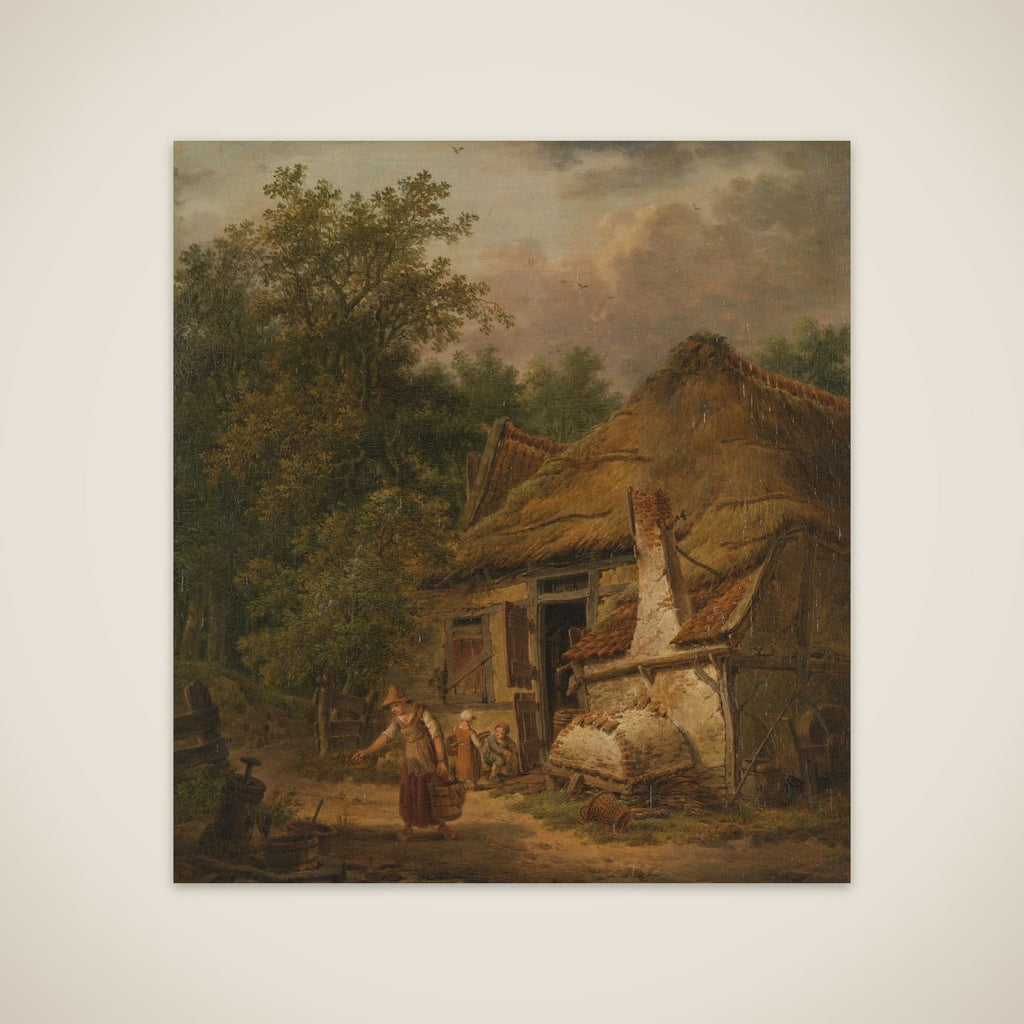 Farmhouse near Helvoirt unframed print