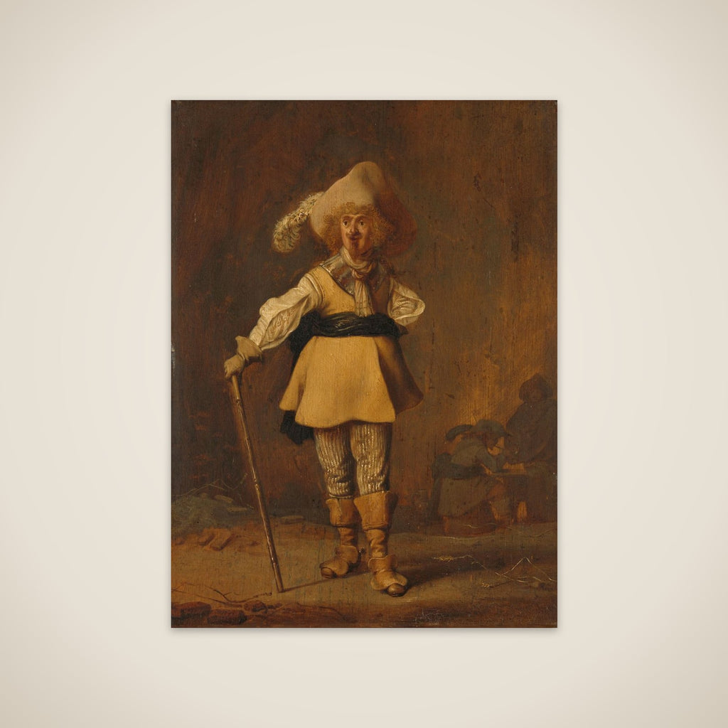 A Captain unframed print