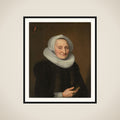 Portrait of Belia Claesdr (1566-in or after 1652) framed