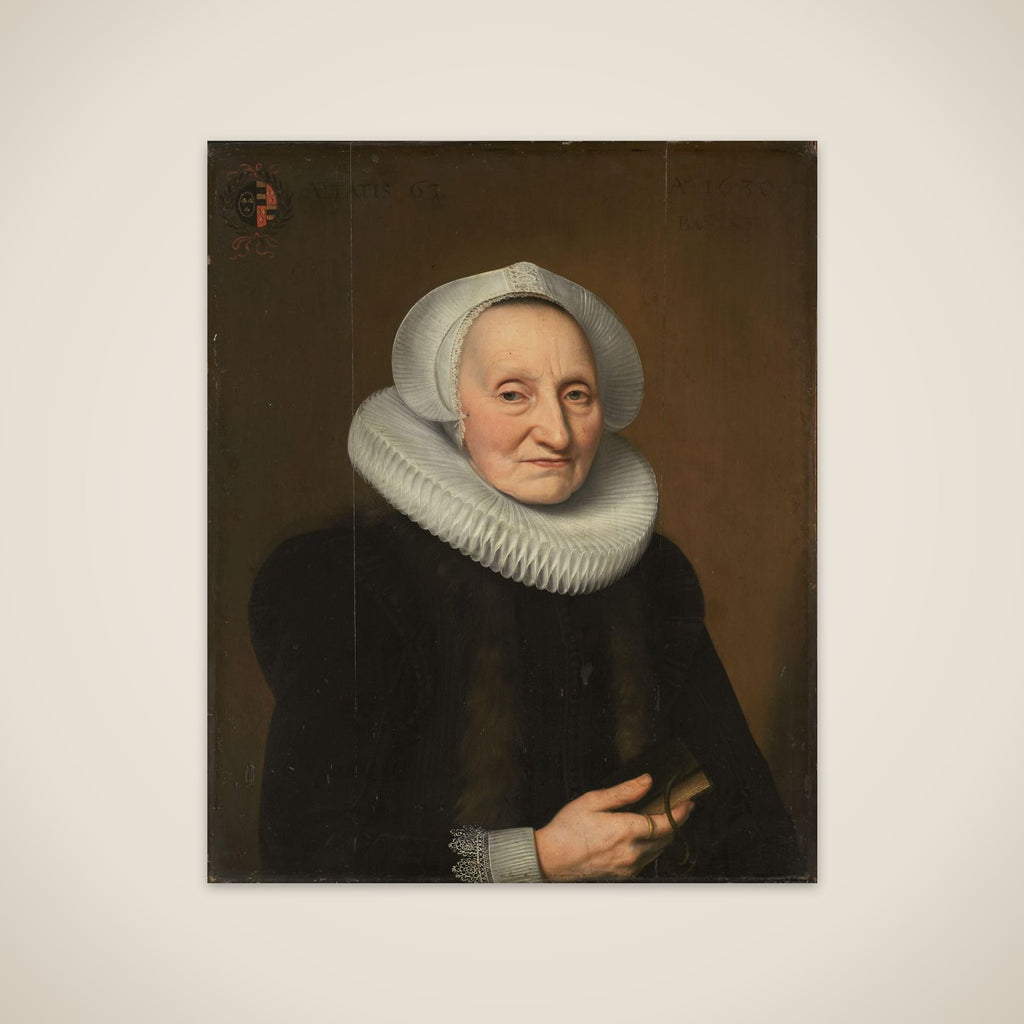 Portrait of Belia Claesdr (1566-in or after 1652) unframed print