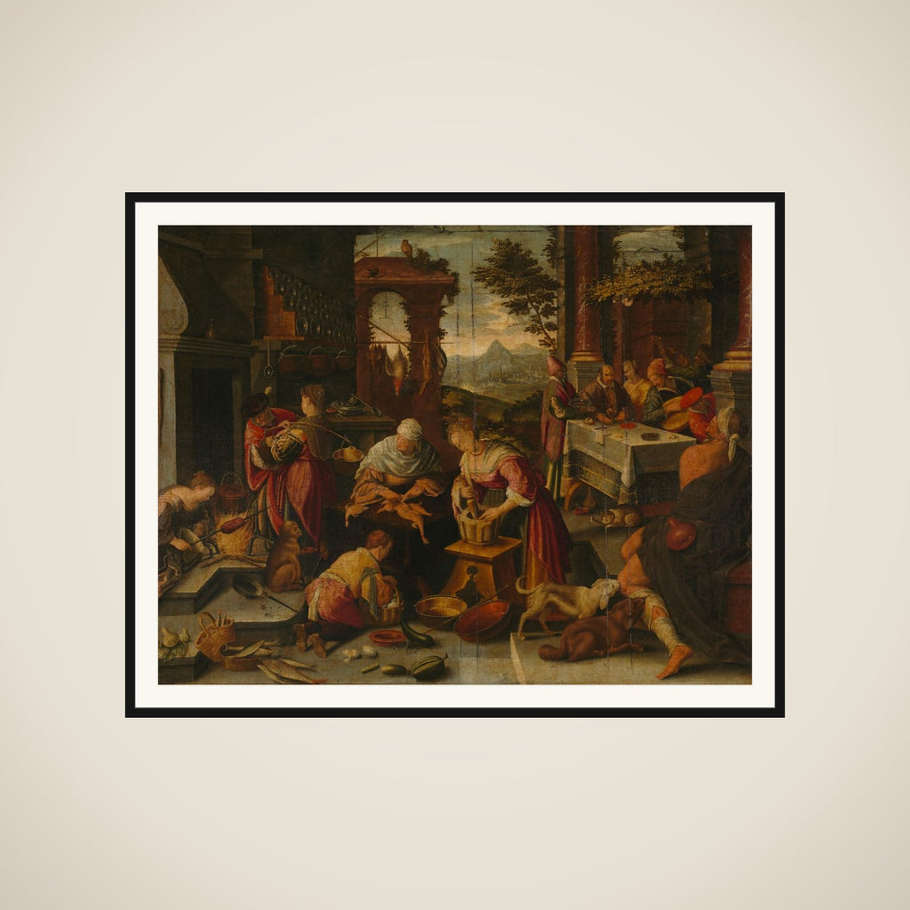 Lazarus and the Rich Man framed