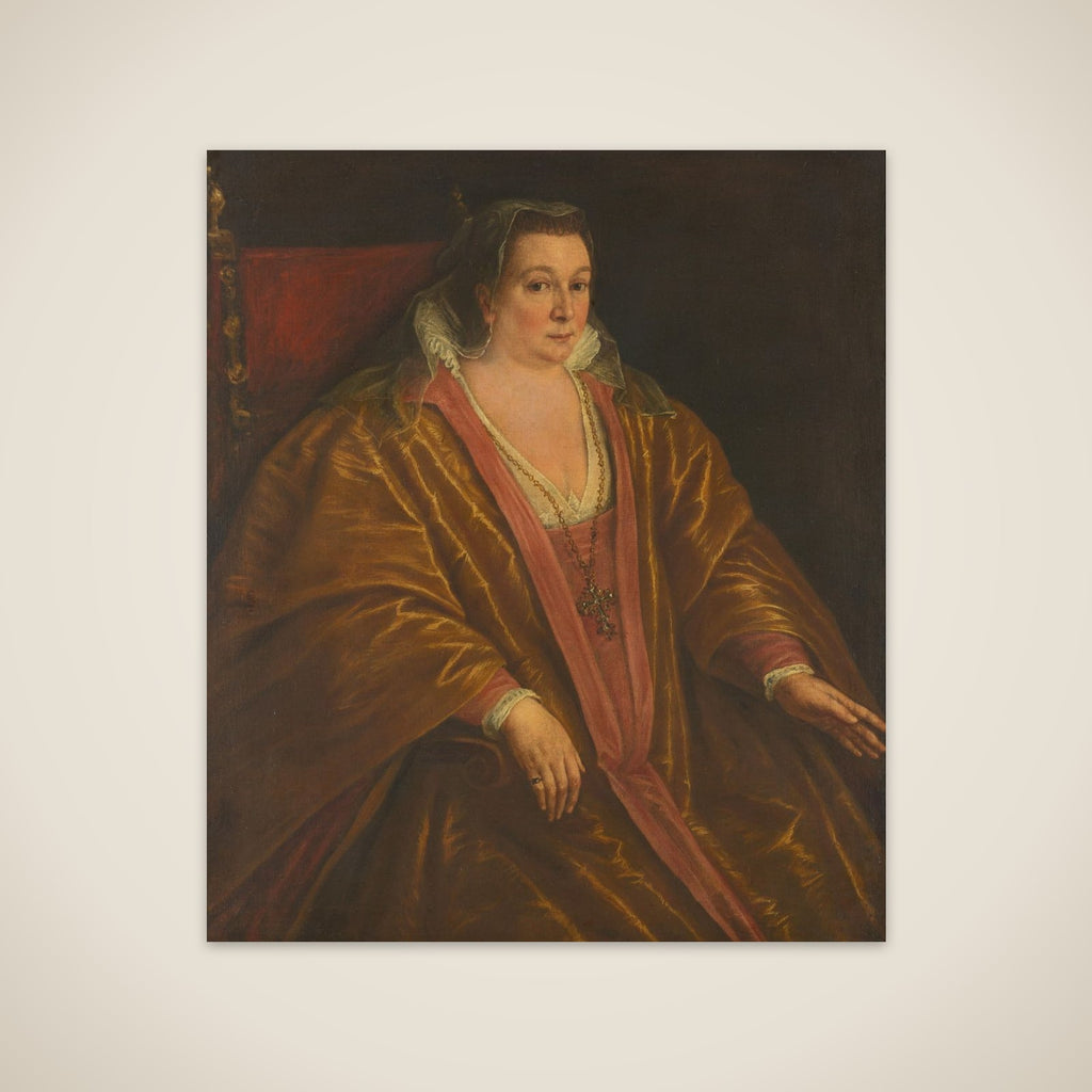 Portrait of a Woman, probably Morosina Morosini, Wife of Marino Grimani, the Doge of Venice unframed print