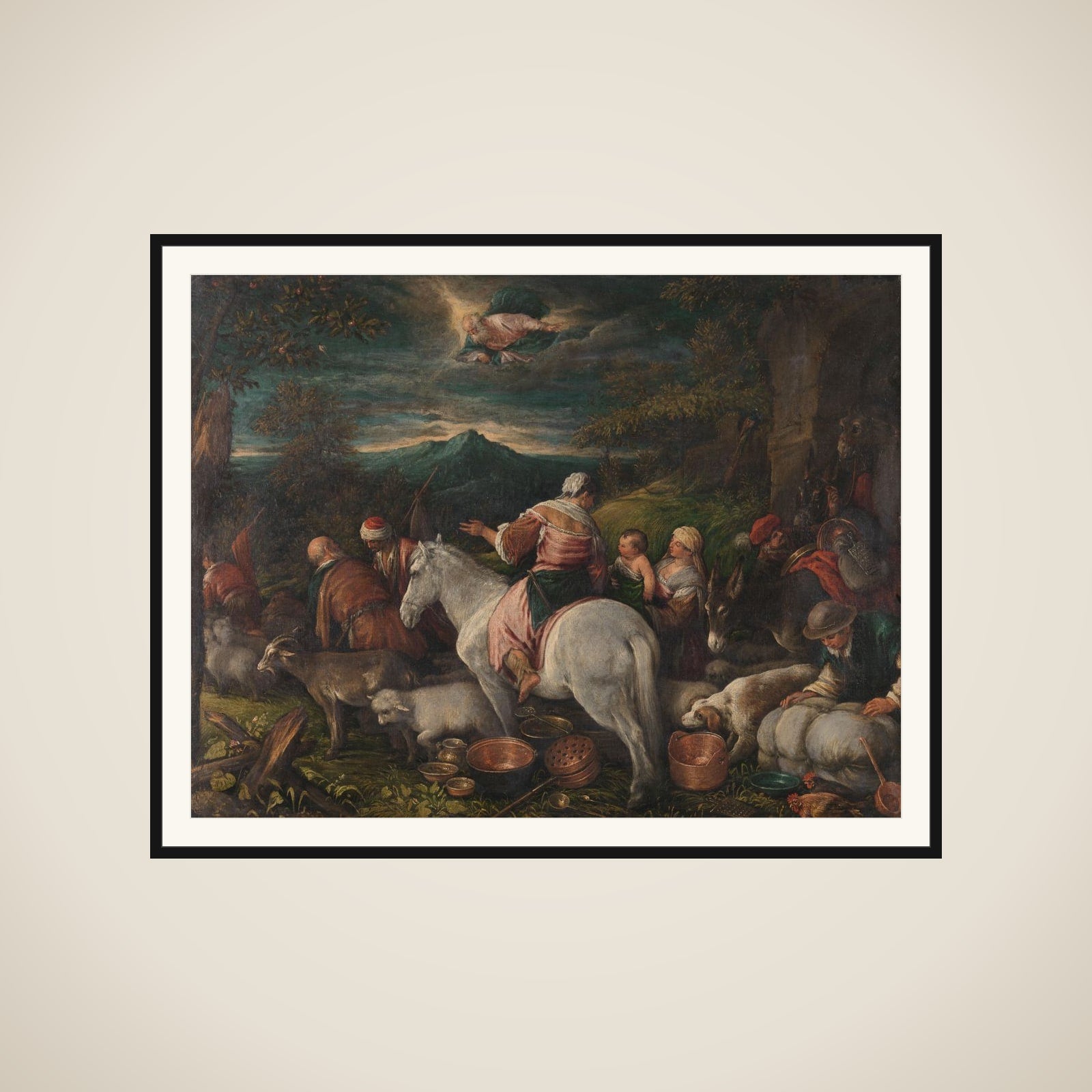 The Exodus from Egypt framed