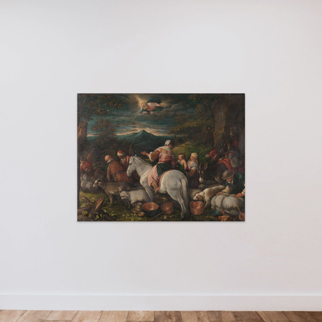 The Exodus from Egypt unframed — shown to scale