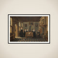 Five Ladies in an Interior framed