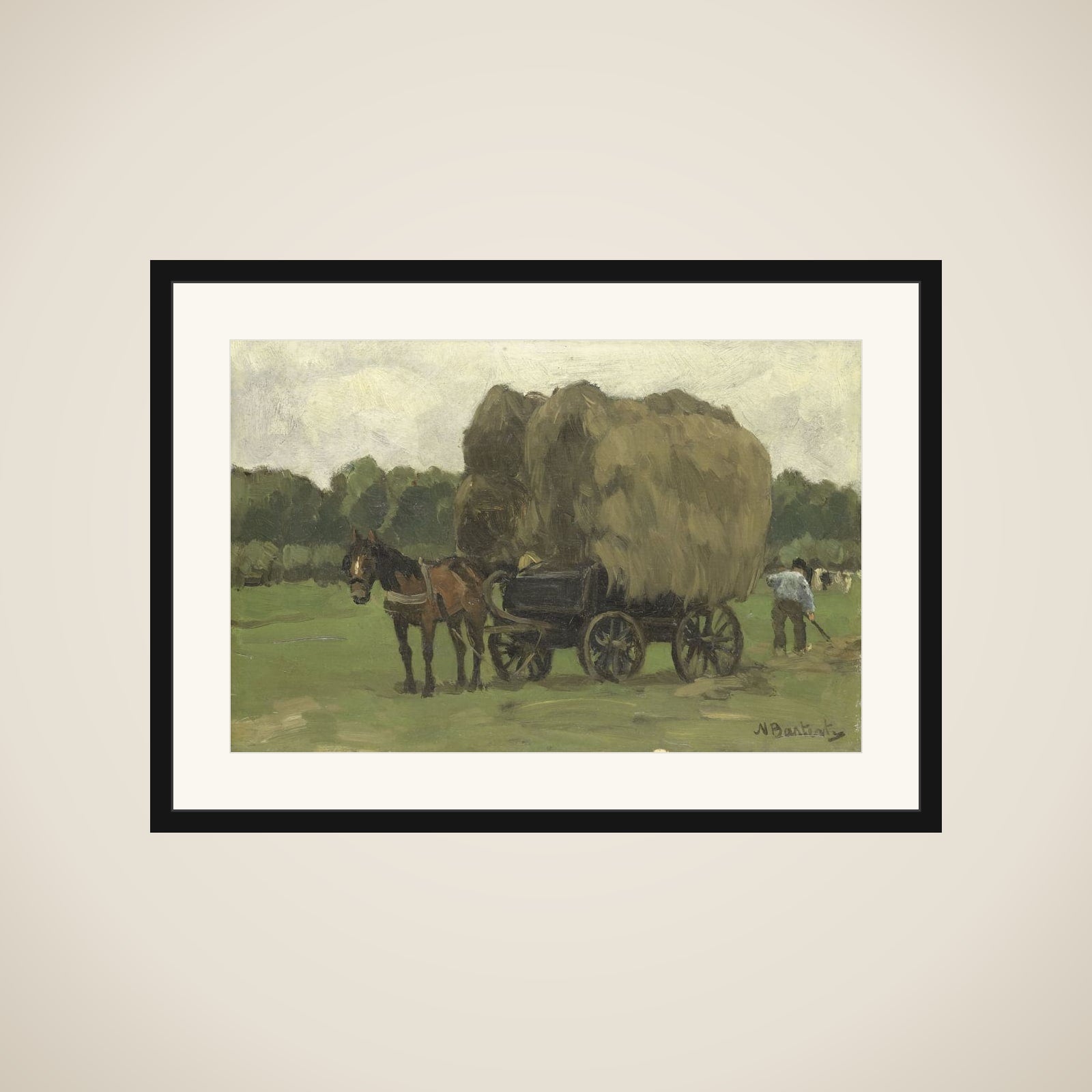 Hay Wagon framed