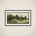 Near Breukelen on the Vecht framed
