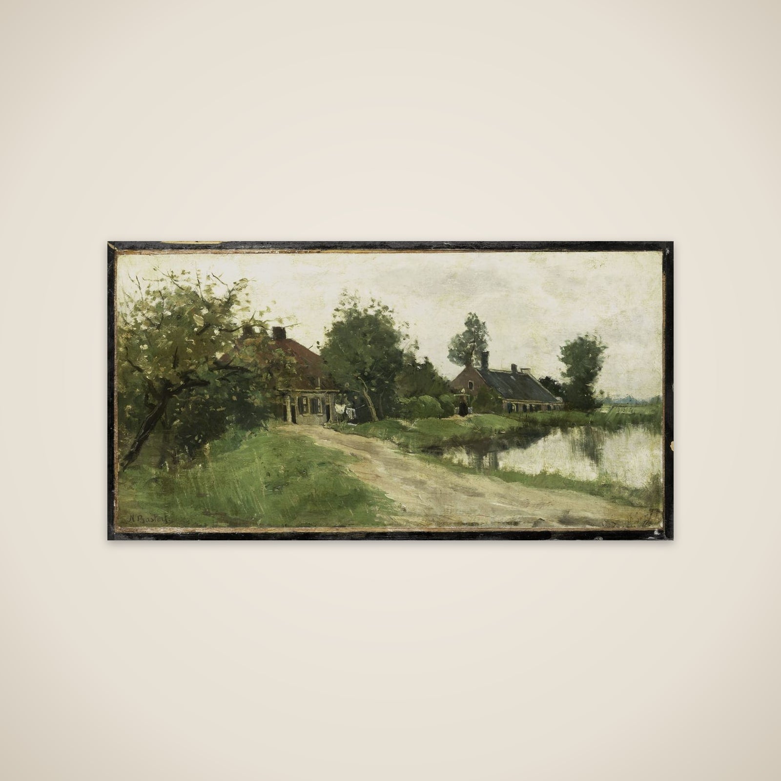 Near Breukelen on the Vecht unframed print