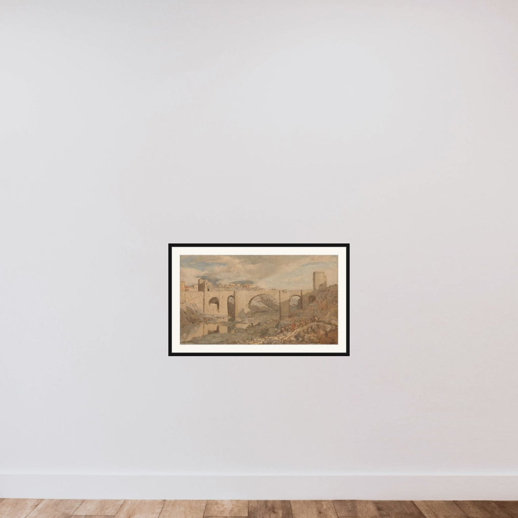 Bridge near Toledo framed — shown to scale