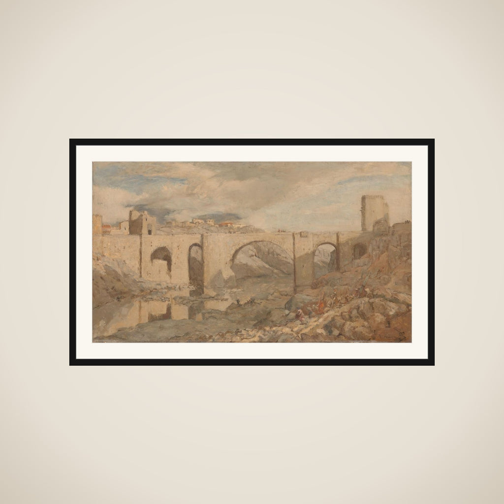 Bridge near Toledo framed