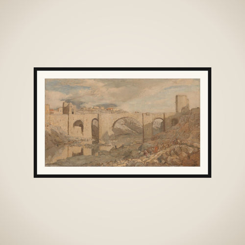 Bridge near Toledo framed