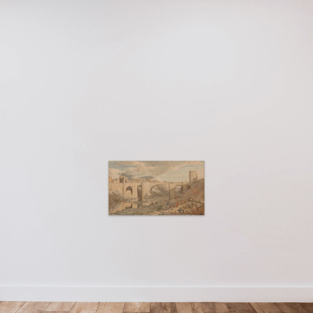 Bridge near Toledo unframed — shown to scale