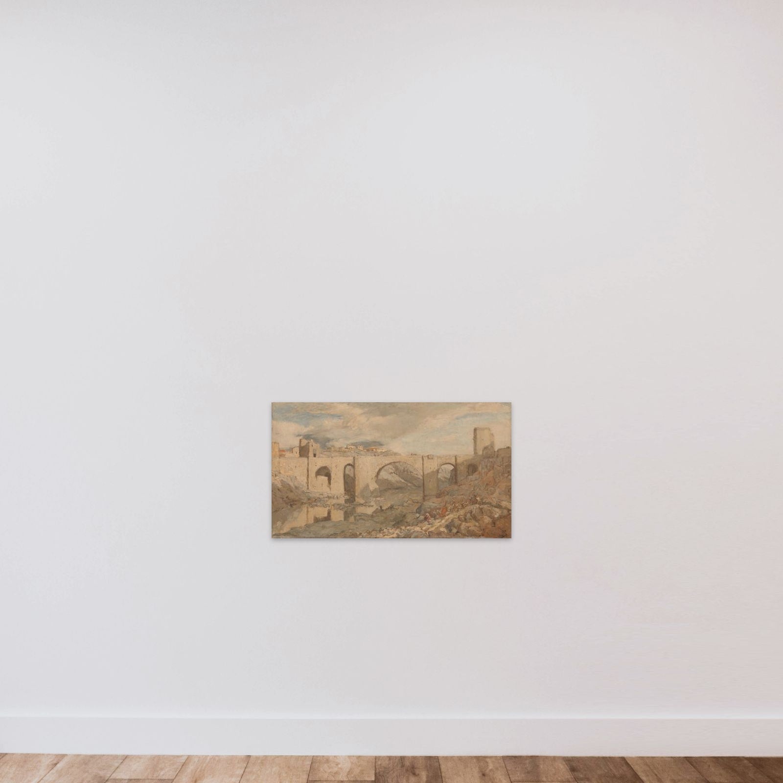 Bridge near Toledo unframed — shown to scale