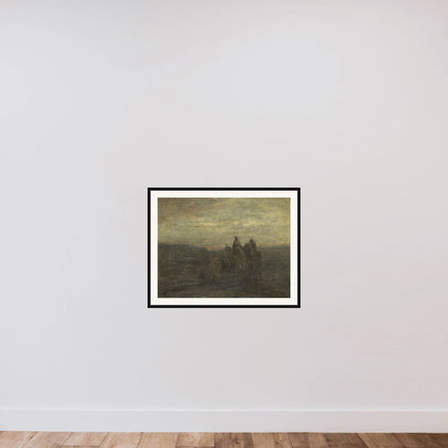 Caravan framed — shown to scale