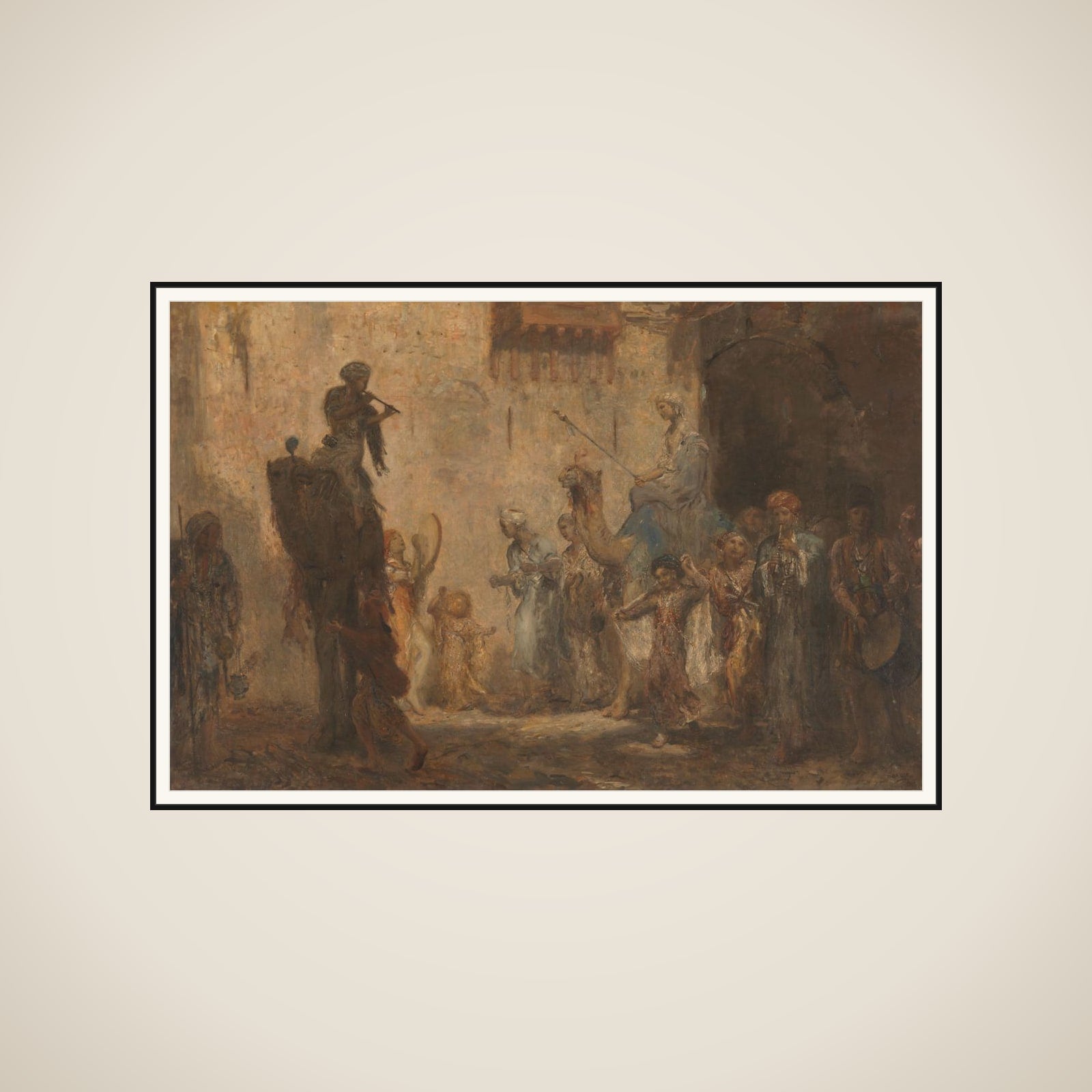 Oriental Wedding framed