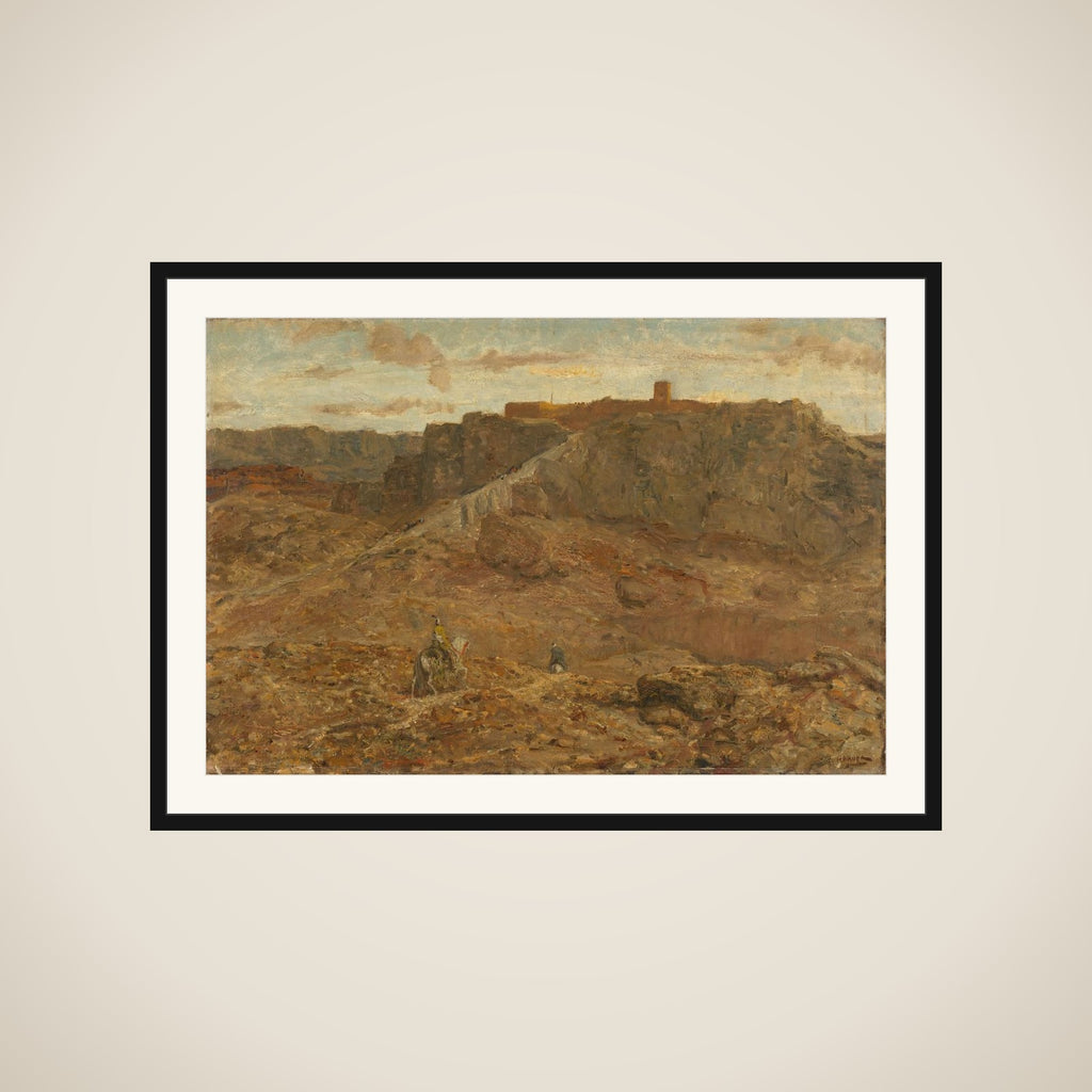 Mountainous Landscape in Egypt framed