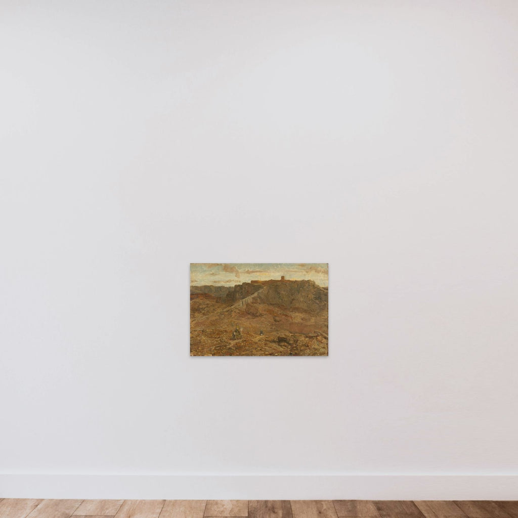 Mountainous Landscape in Egypt unframed — shown to scale