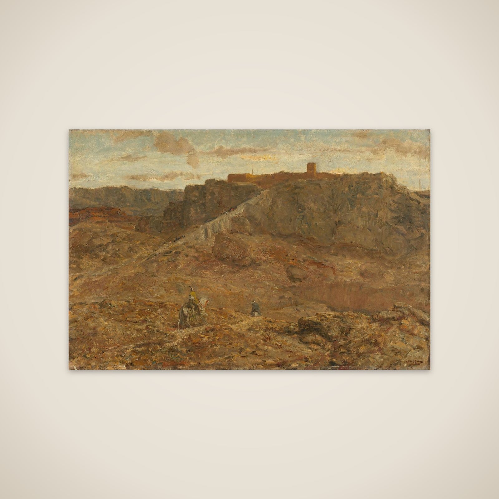 Mountainous Landscape in Egypt unframed print
