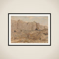 City wall in India framed