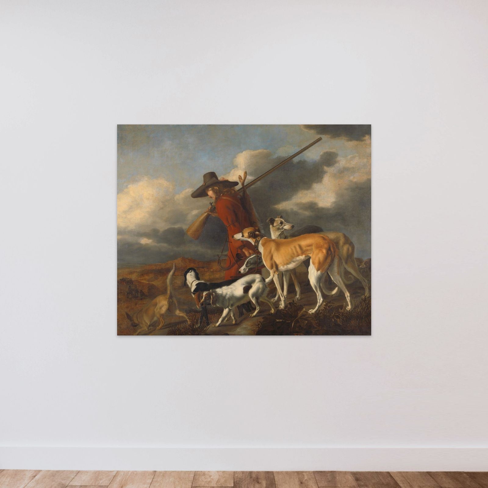 The Hunter unframed — shown to scale