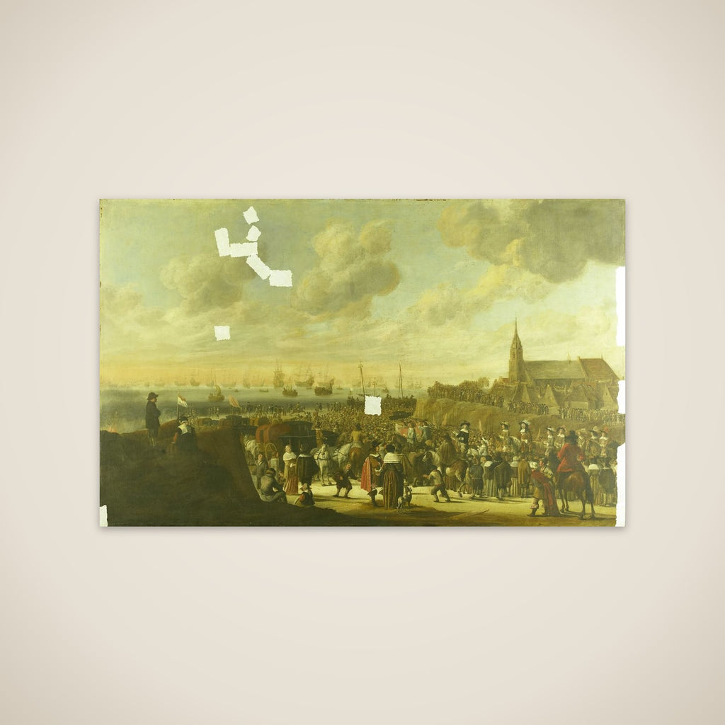 The Departure of Charles II of England from Scheveningen, 2 June 1660 unframed print
