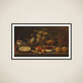 Banquet Still Life framed