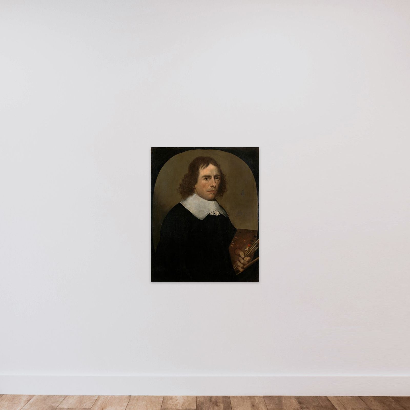 Self-Portrait unframed — shown to scale