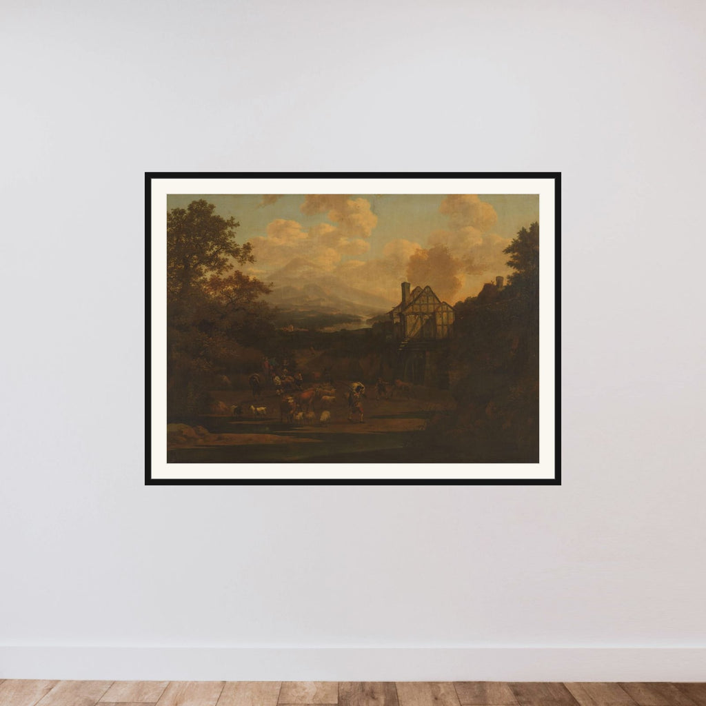 Plundering framed — shown to scale