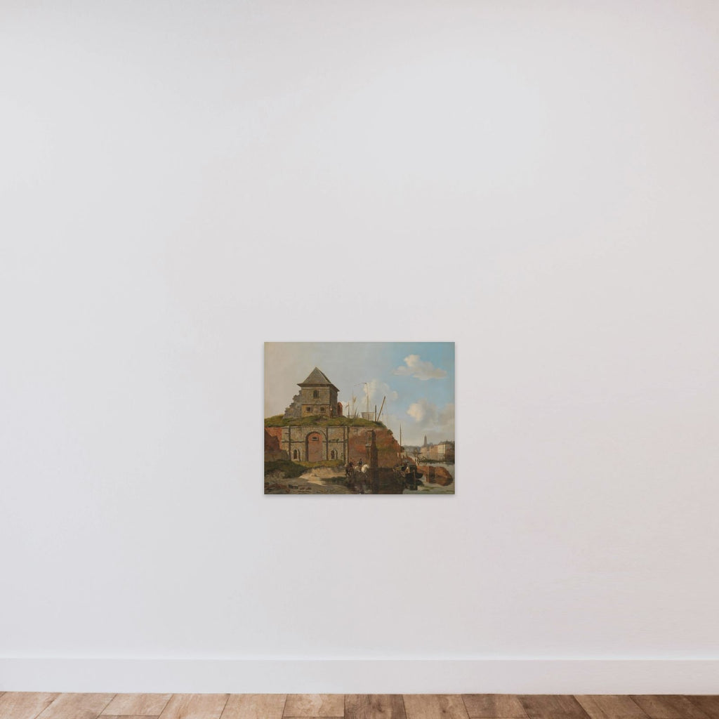 City Wall with Gunpowder Magazine unframed — shown to scale
