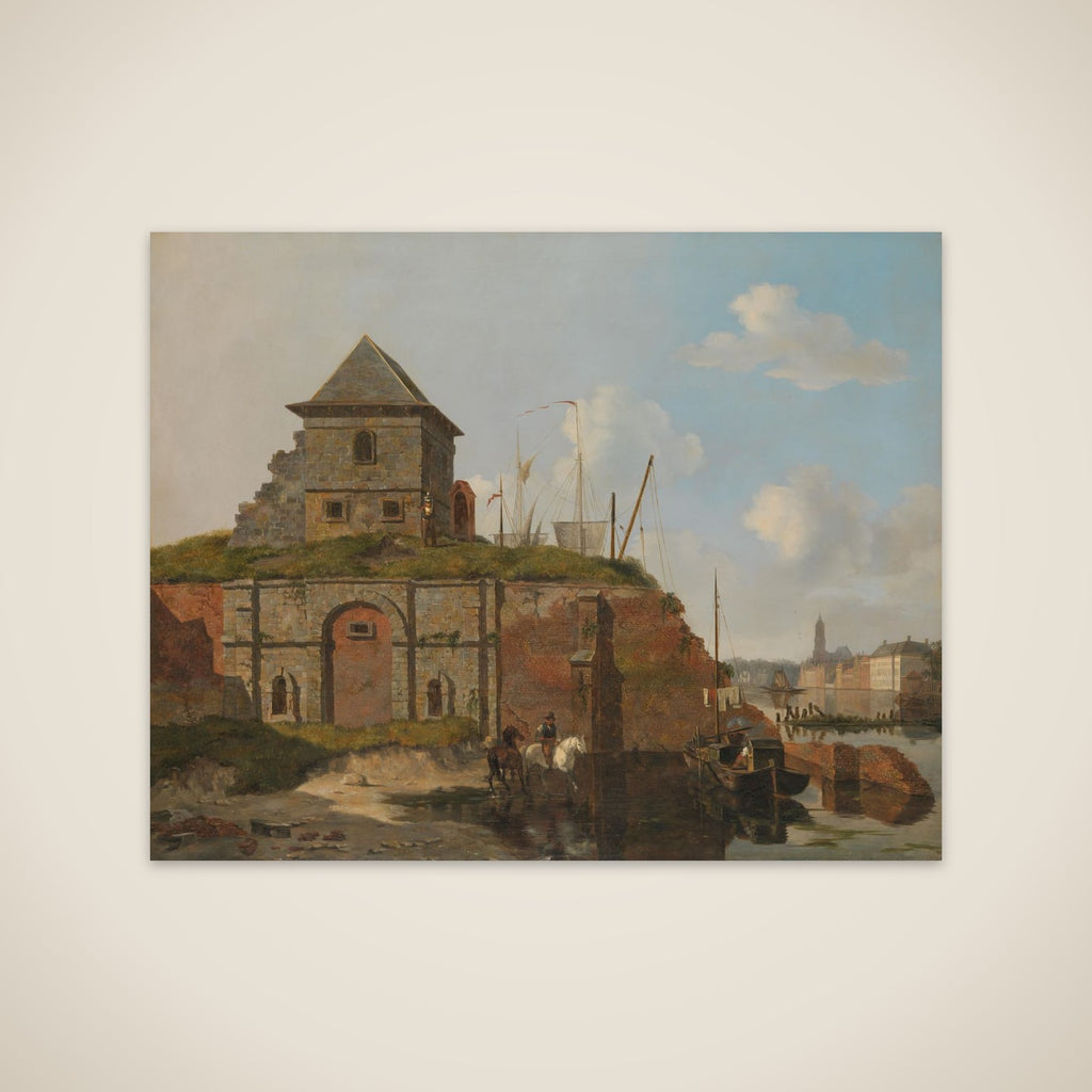 City Wall with Gunpowder Magazine unframed print