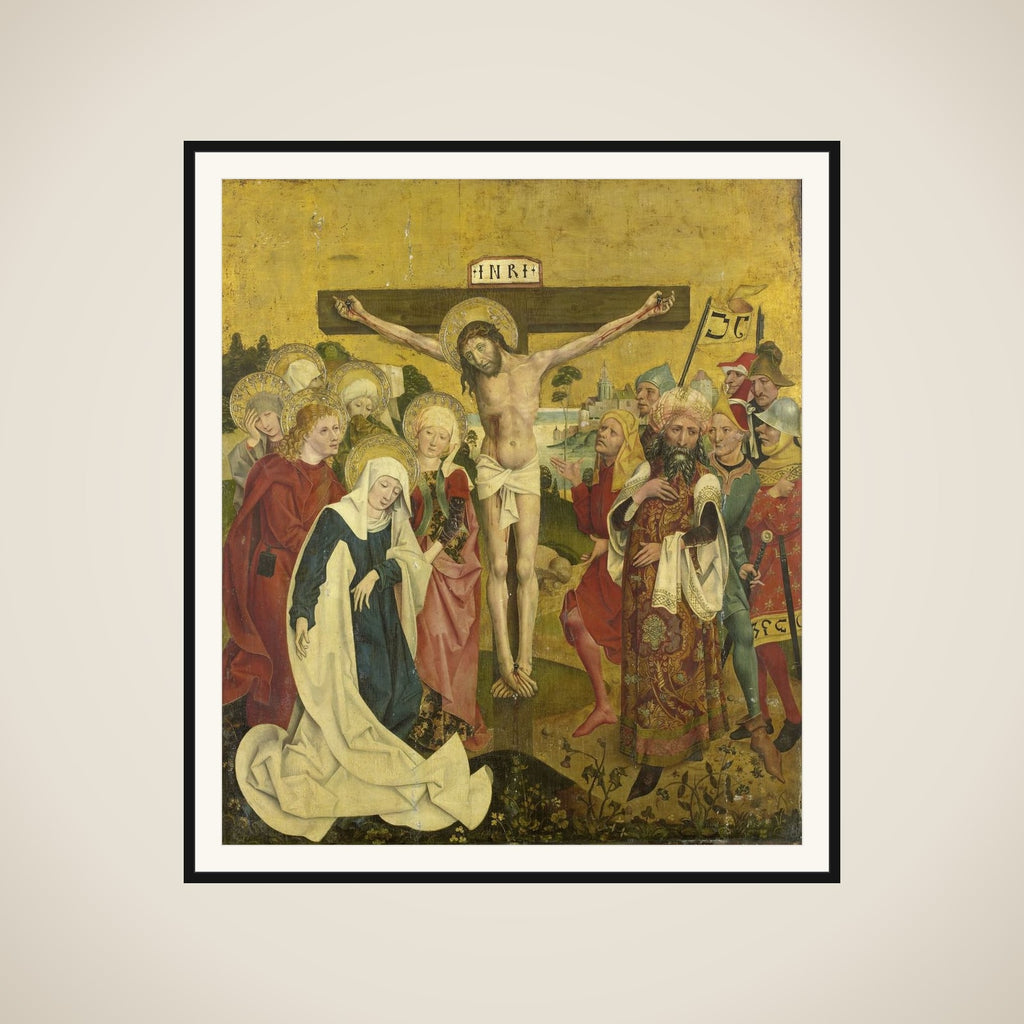 Crucifixion framed