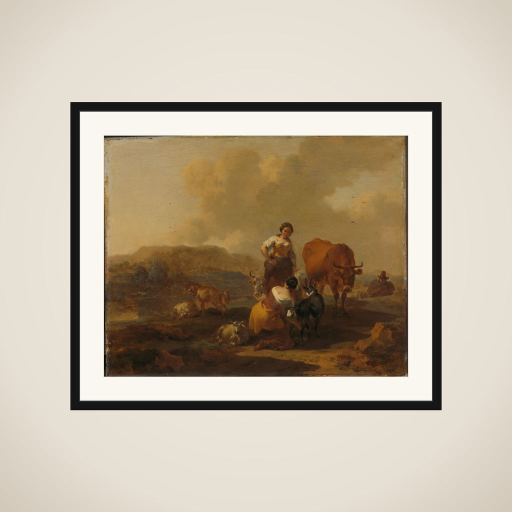 Italian Landscape framed