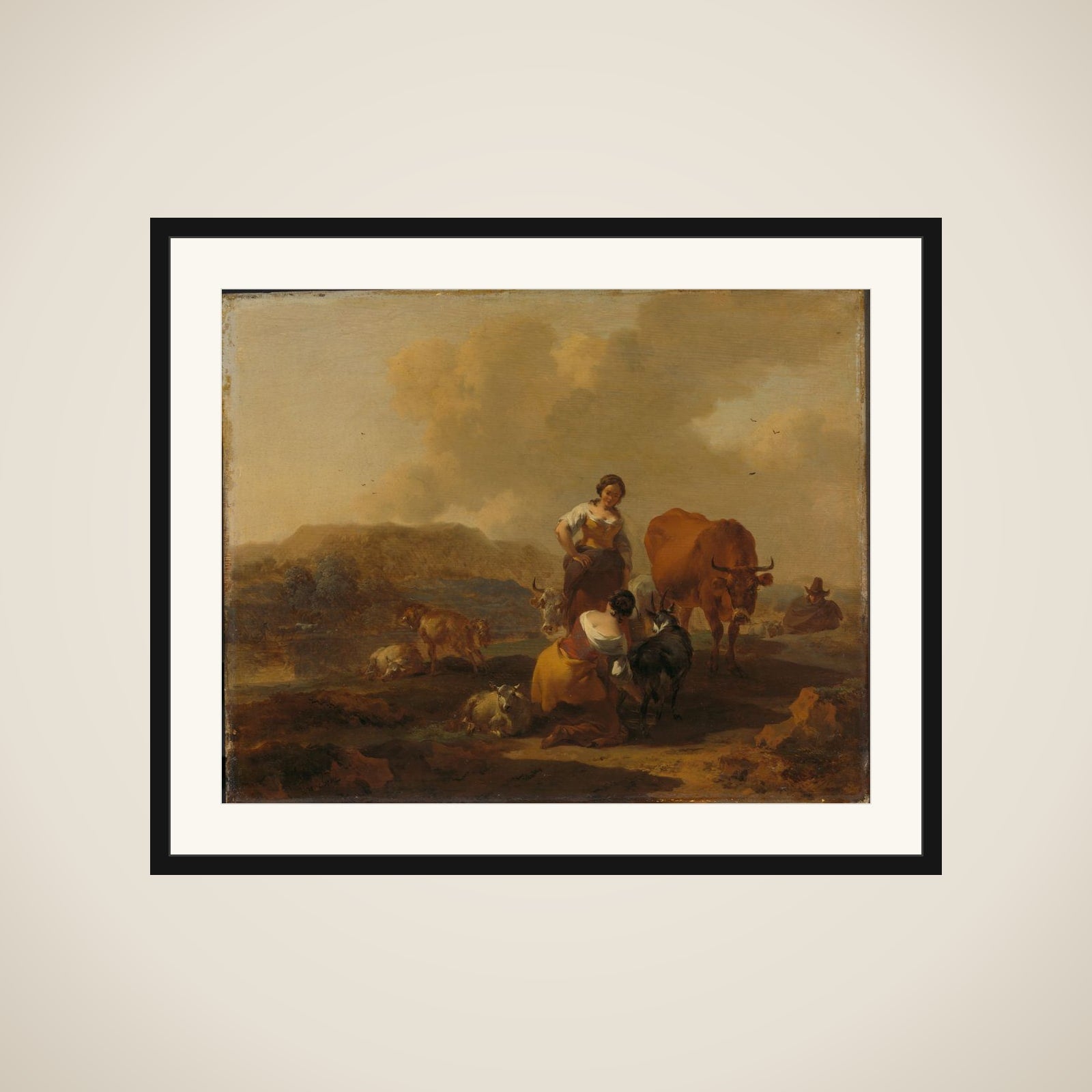 Italian Landscape framed