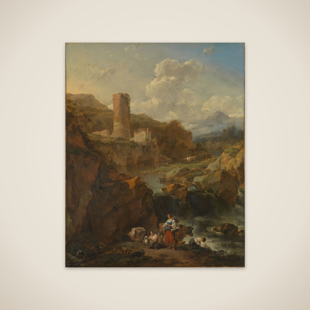 Italian Landscape unframed print