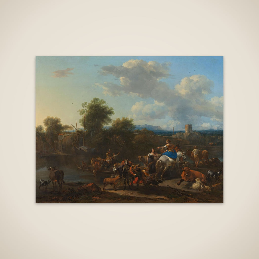 The Cattle Ferry unframed print