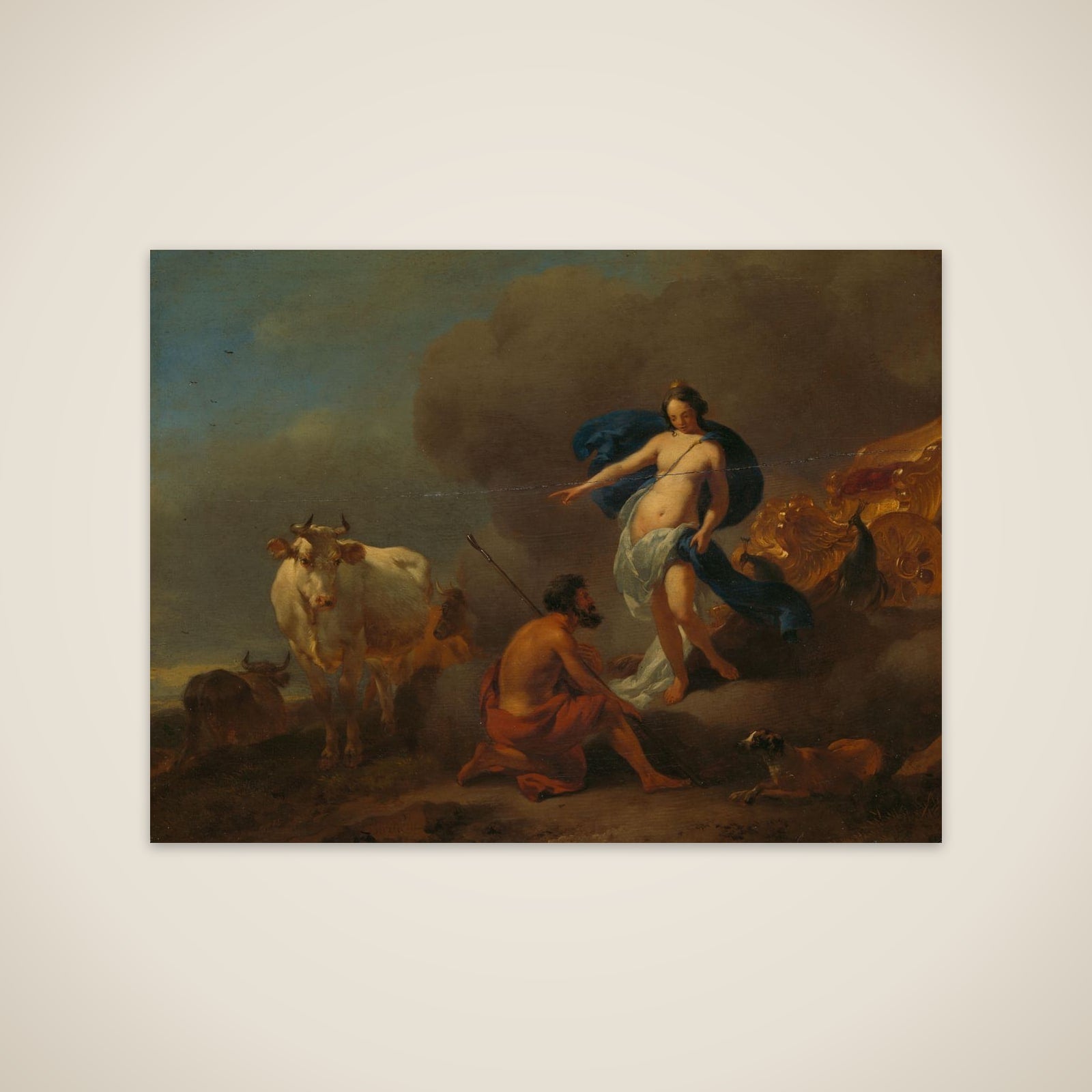 Juno Commanding Argus to Keep Watch on Io unframed print