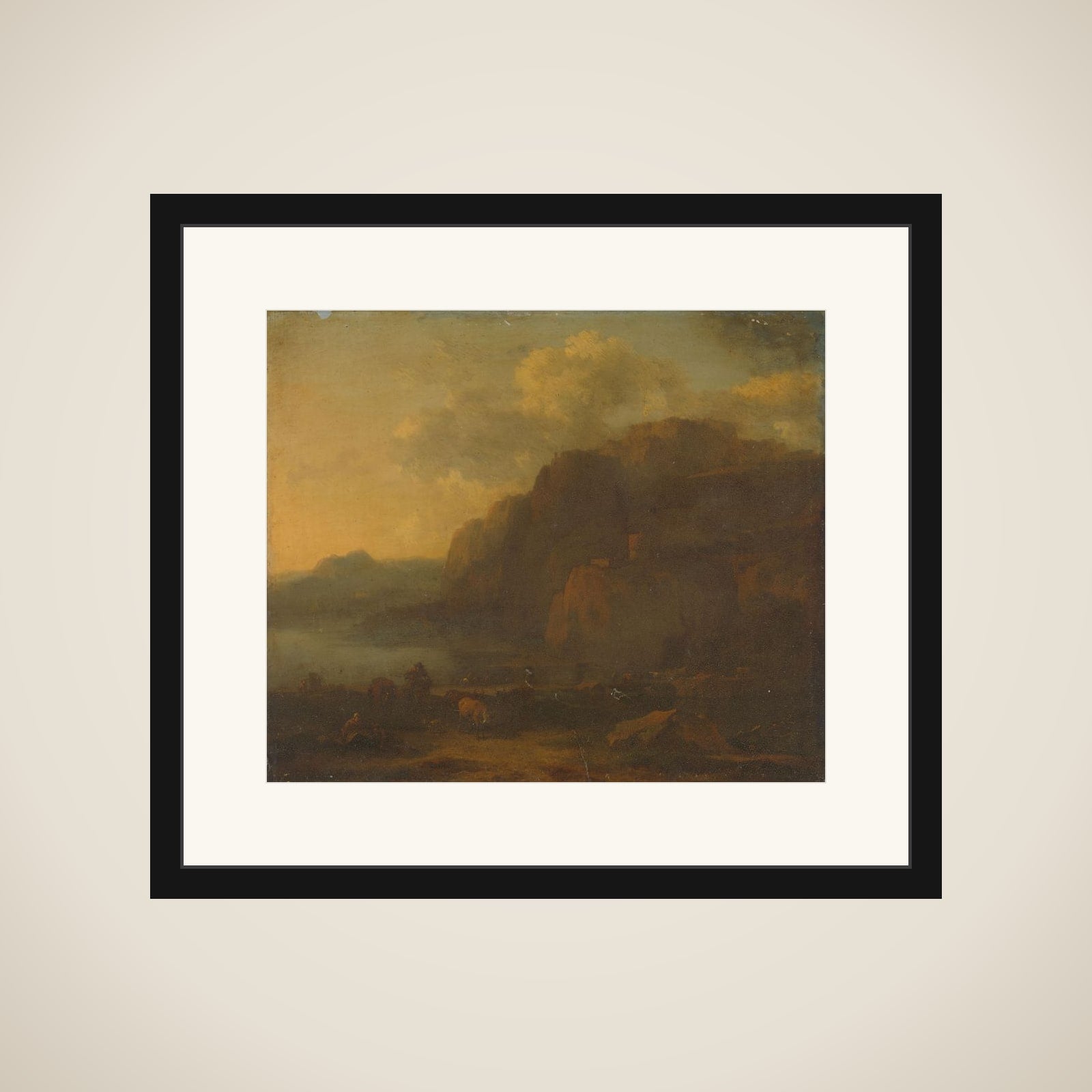 Italian Landscape framed