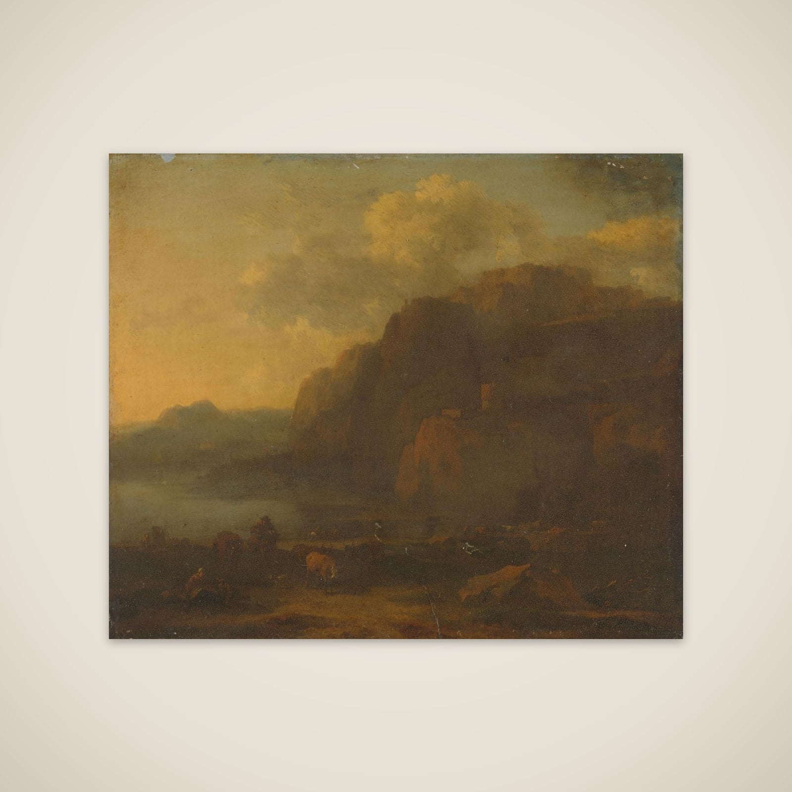 Italian Landscape unframed print