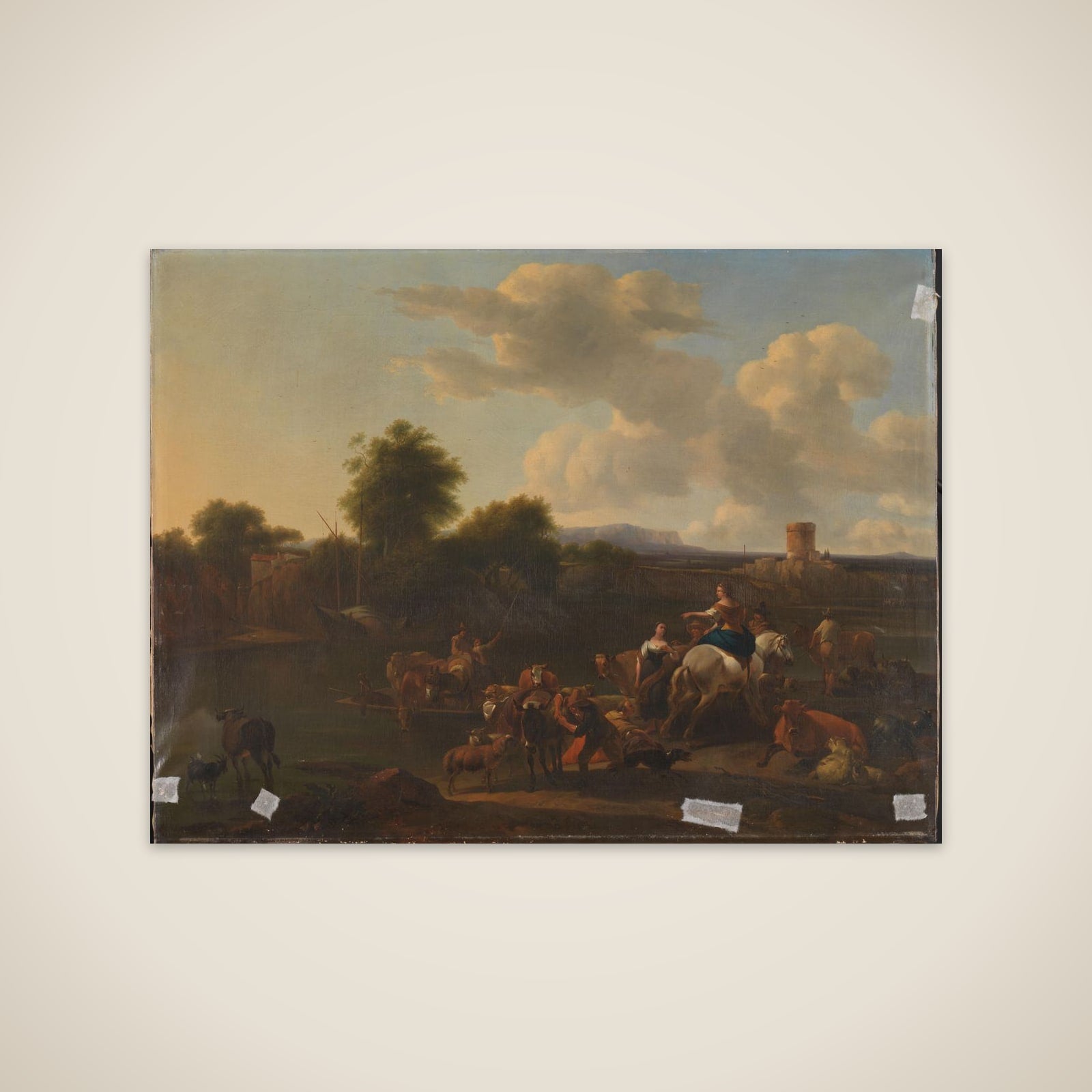 The Cattle Ferry unframed print
