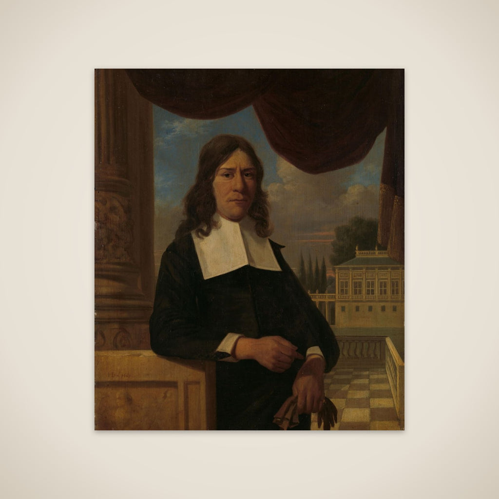 Nicolaes Eichelberg (d. 1699). Haarlem Merchant, Husband of Helena van der Schalcke unframed print