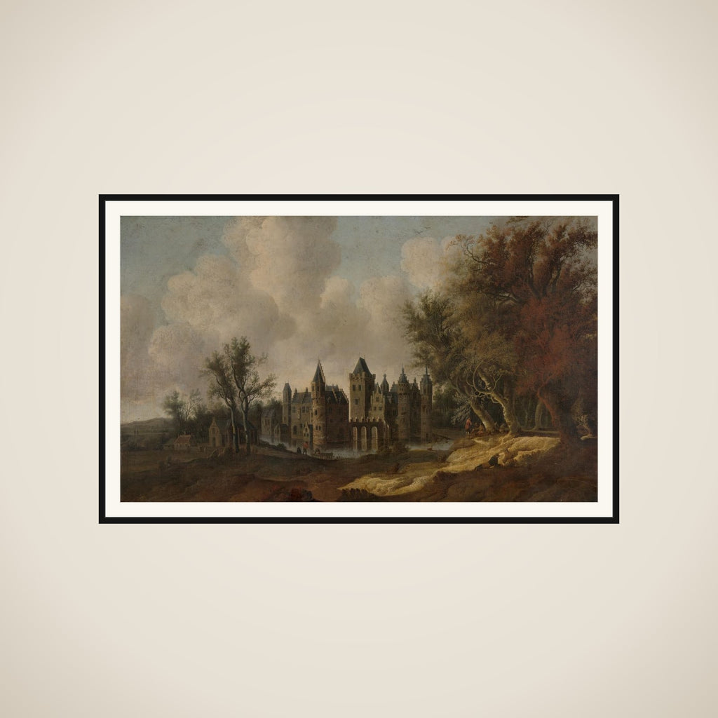 Egmond Castle framed