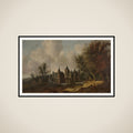 Egmond Castle framed