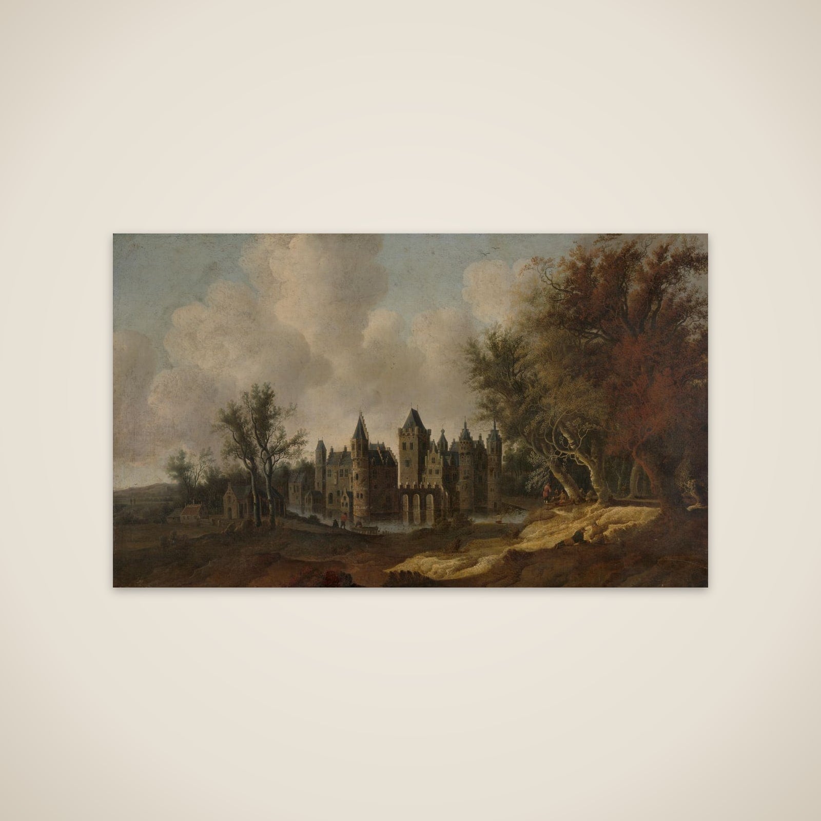 Egmond Castle unframed print