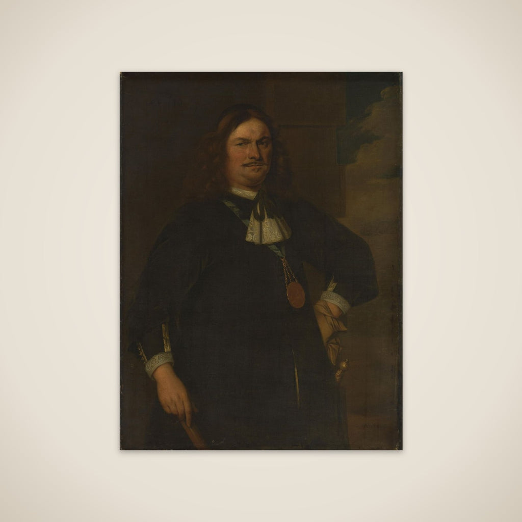 Portrait of Adriaen Banckert (c. 1620-1684), Vice Admiral of Zeeland unframed print