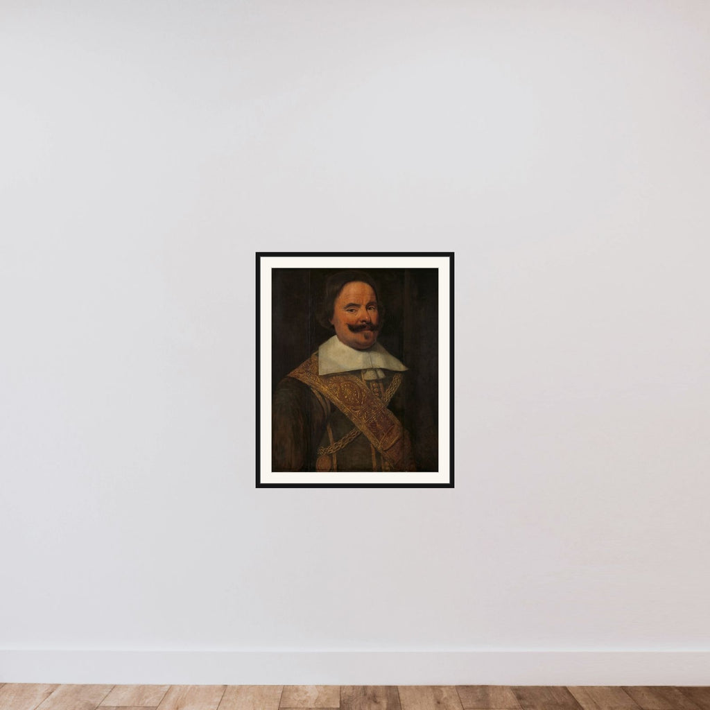 Michiel Adriaenszoon de Ruyter (1607-1676). Vice Admiral framed — shown to scale