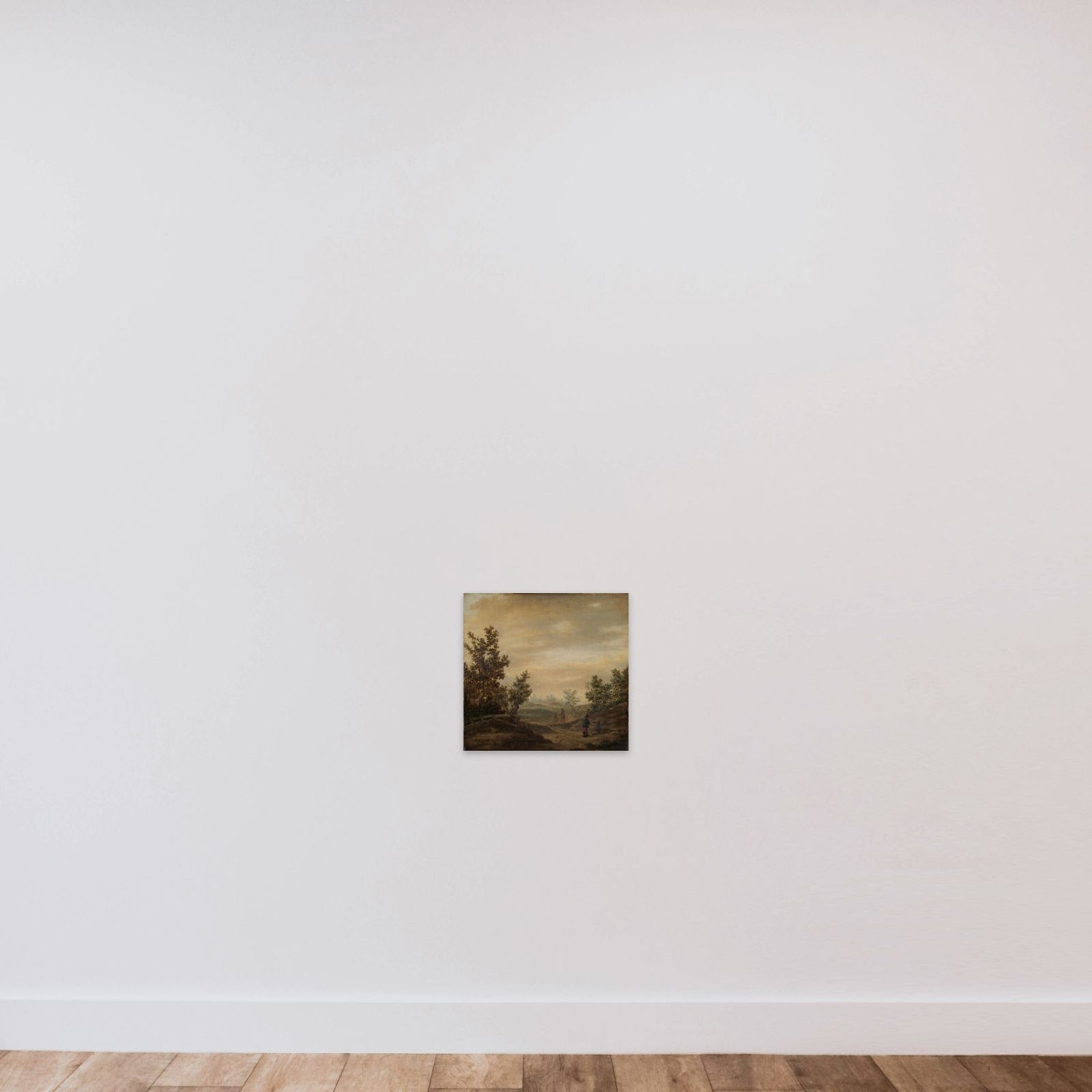 Road in the Dunes unframed — shown to scale