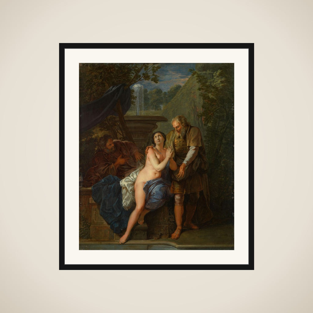 Susanna and the Elders framed