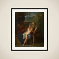Susanna and the Elders framed